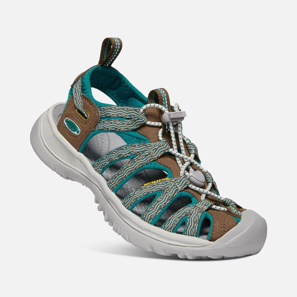 Sandalias Trekking Keen Mexico Grises/Azules - Mujer Whisper - UT0976351